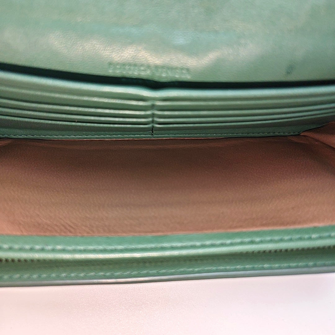 Calfskin Wallet Green