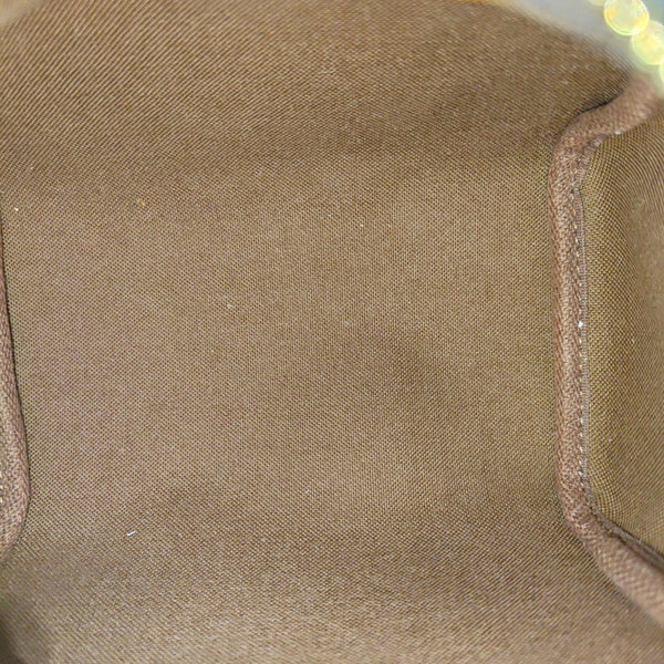 SPEEDY Nano Monogram Coated Canvas Brown