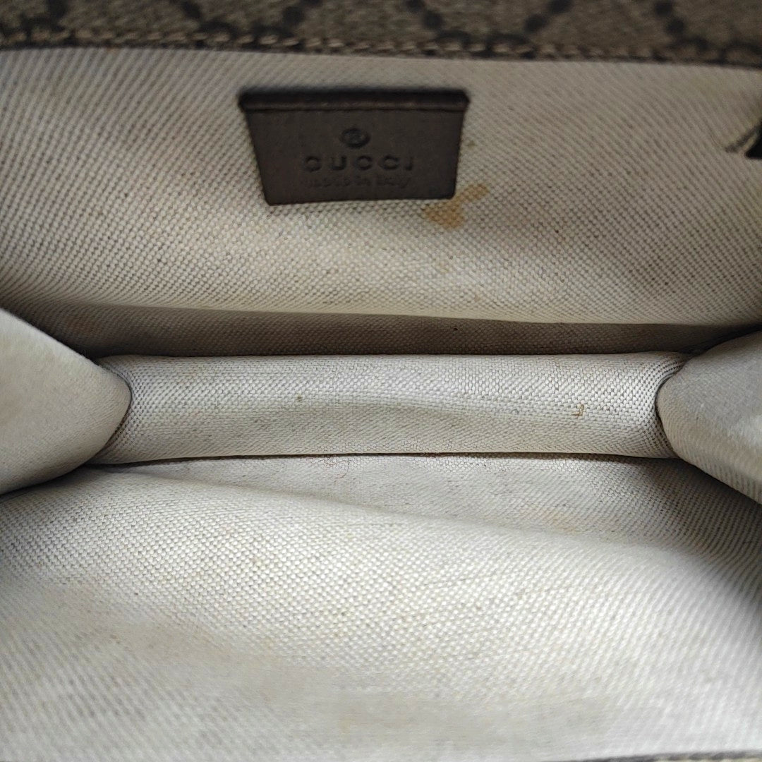 Neo Vintage Small Monogram Coated Canvas Beige