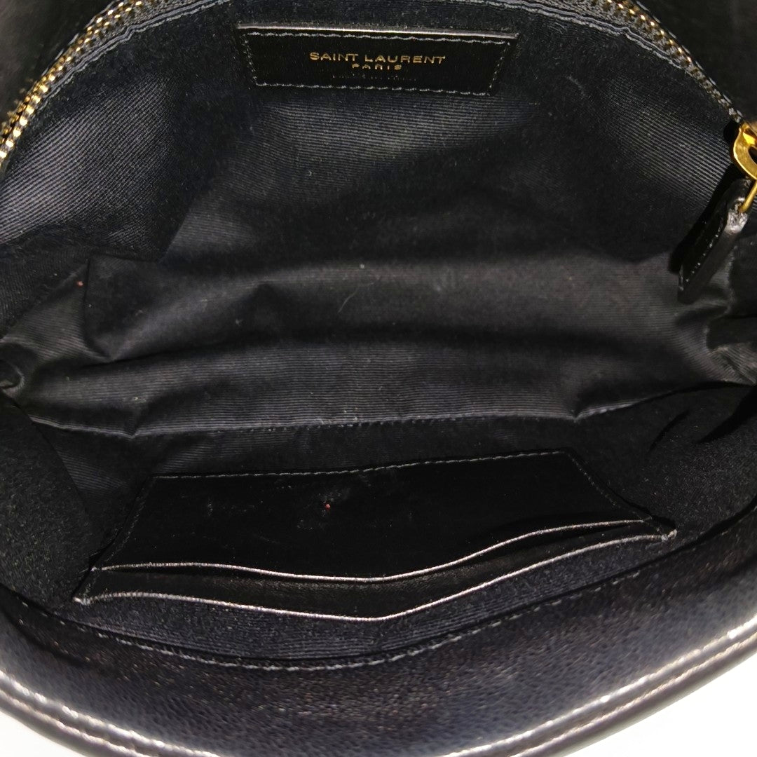 PUFFER Mini Chevron Lambskin Black