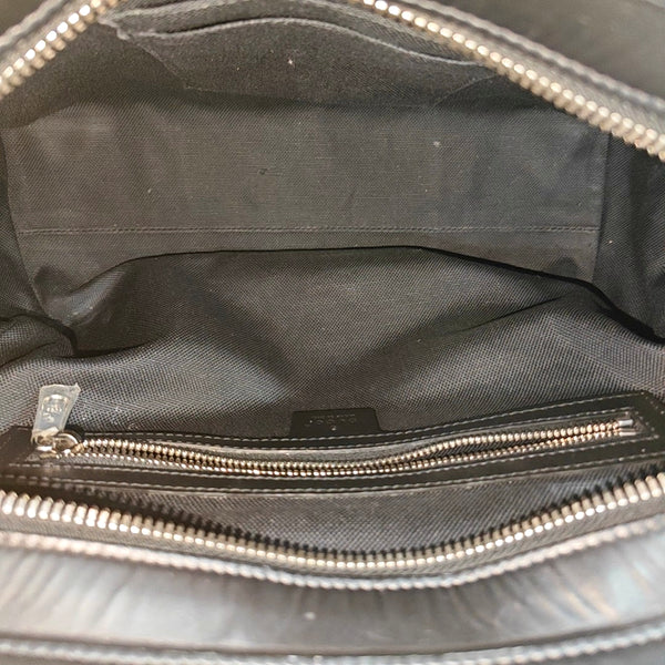Monogram Coated Canvas Tote Bag Medium Black