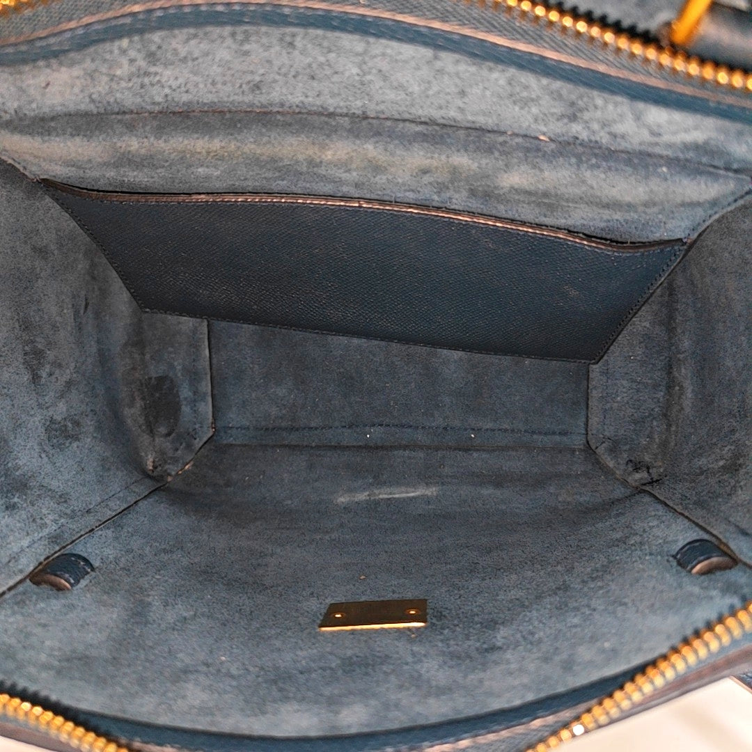 BELT Micro Calfskin Blue