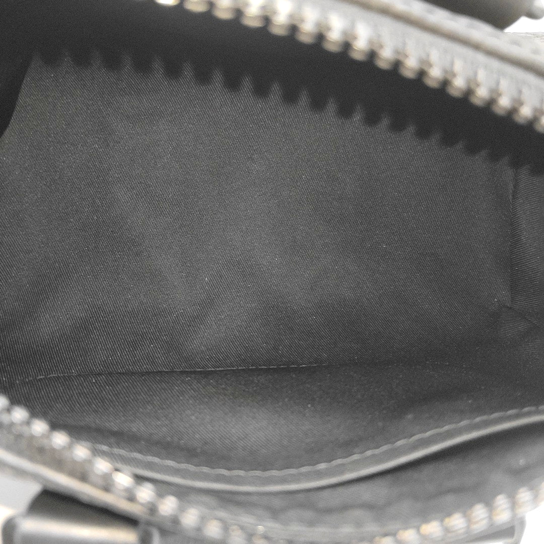 KEEPALL 25 Monogram Calfskin Black