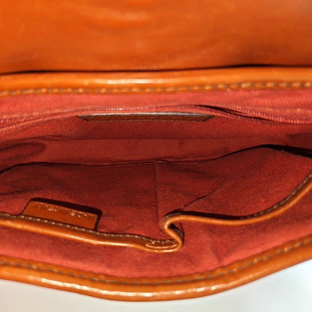 Coated Canvas Shoulder Bag Beige