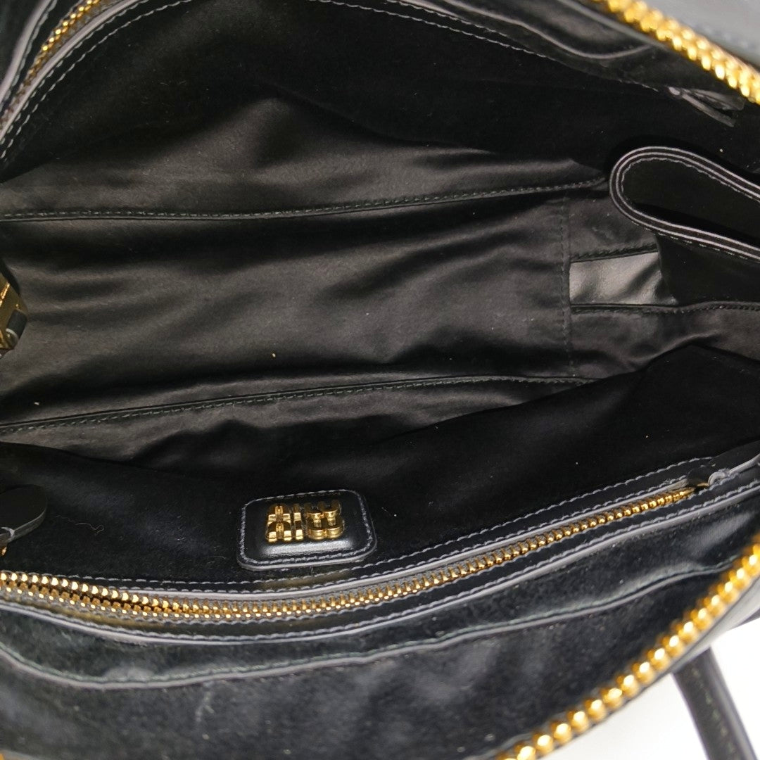 Beau Medium Calfskin Black