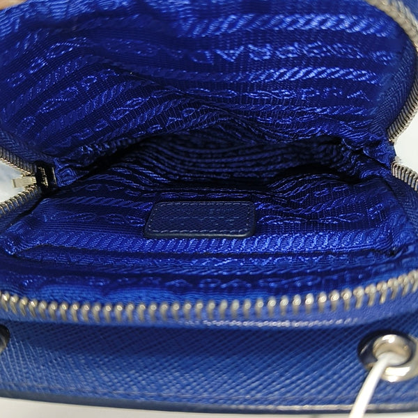 Nylon Shoulder Bag Blue