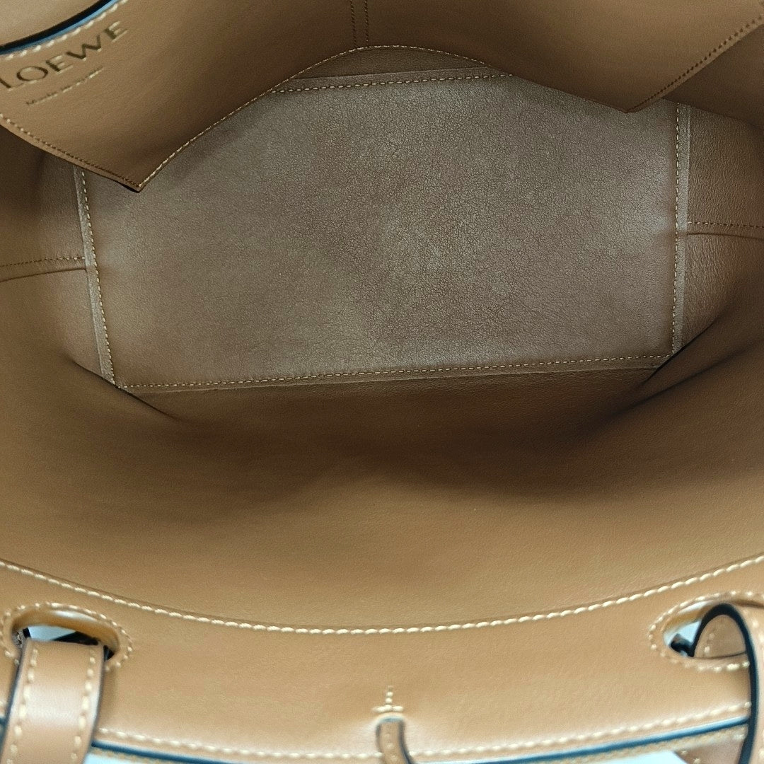 Anagram Tote Canvas Brown