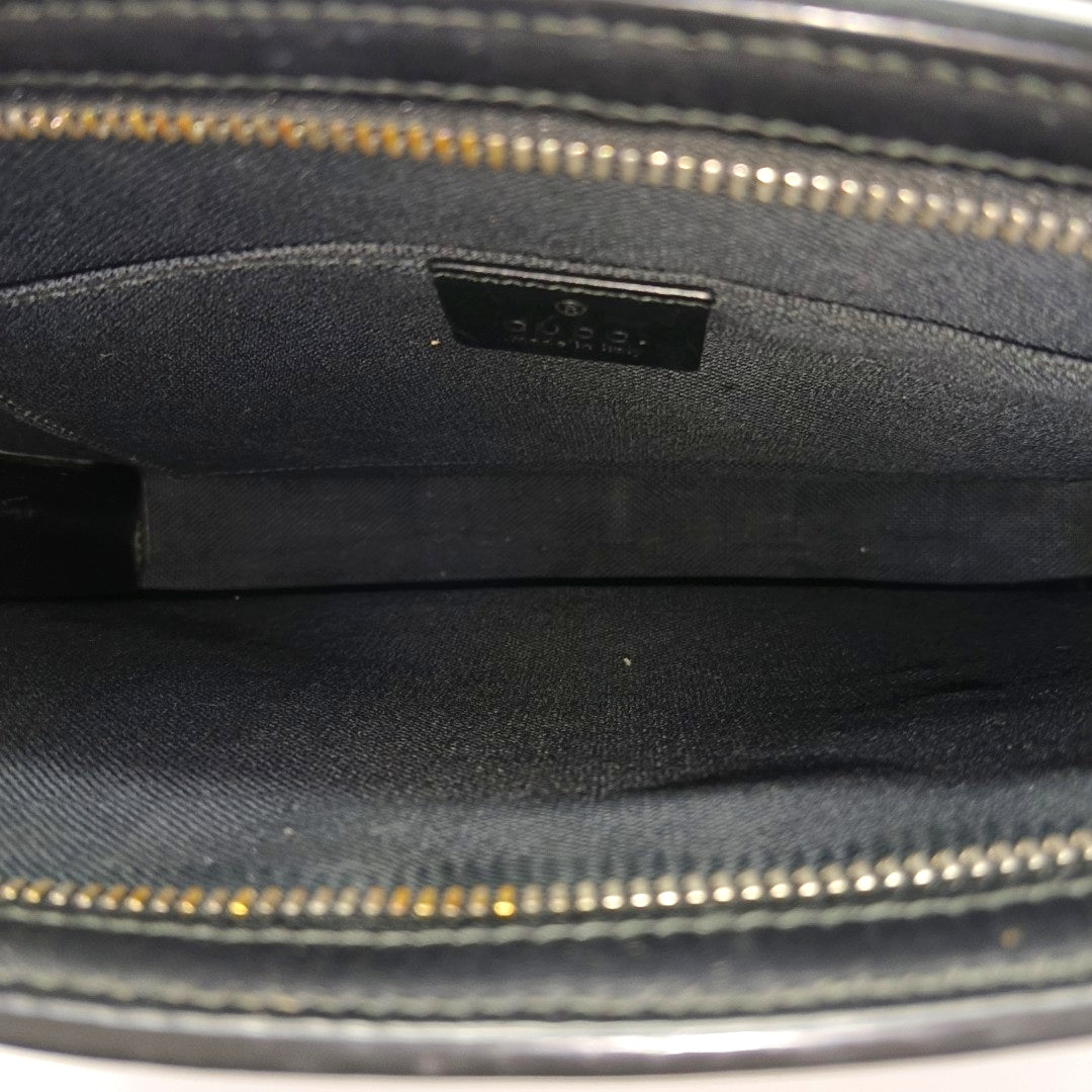 GG Supreme Monogram Coated Canvas Gray