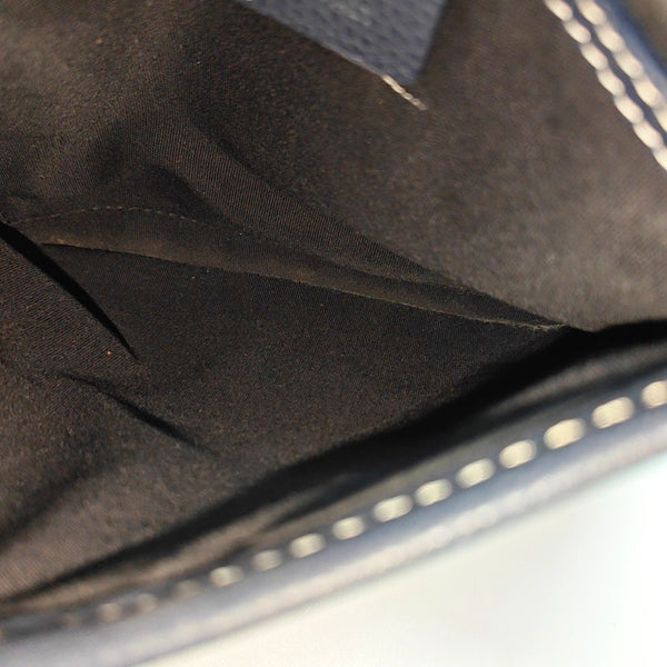 Authenticated pre-owned  Saddle Calfskin Blue - Crossbody Bag at Looply