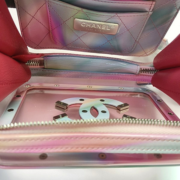 Authenticated pre-owned  FILIGREE Small Quilted Plastic Pink - Shoulder Bag at Looply