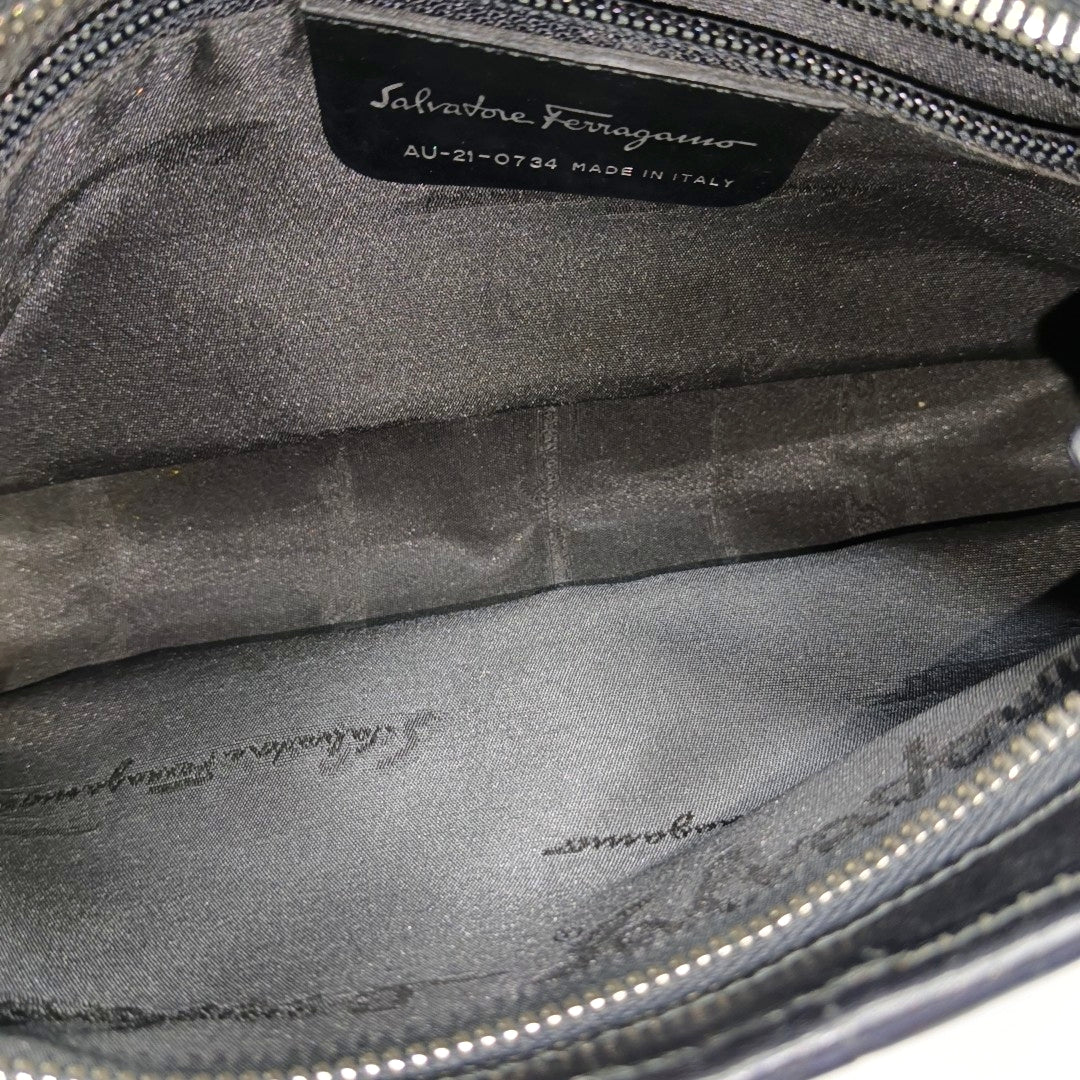 Nylon Shoulder Bag Black