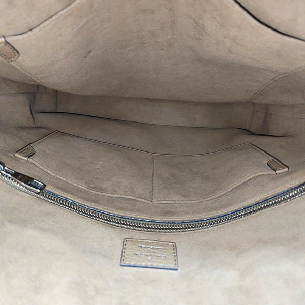 Calfskin Shoulder Bag Brown