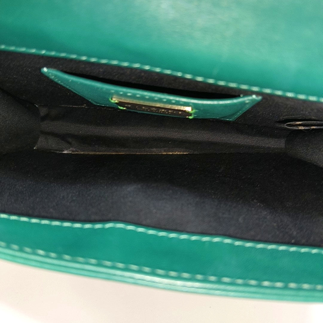 SERPENTI FOREVER Small Stingray Leather Green