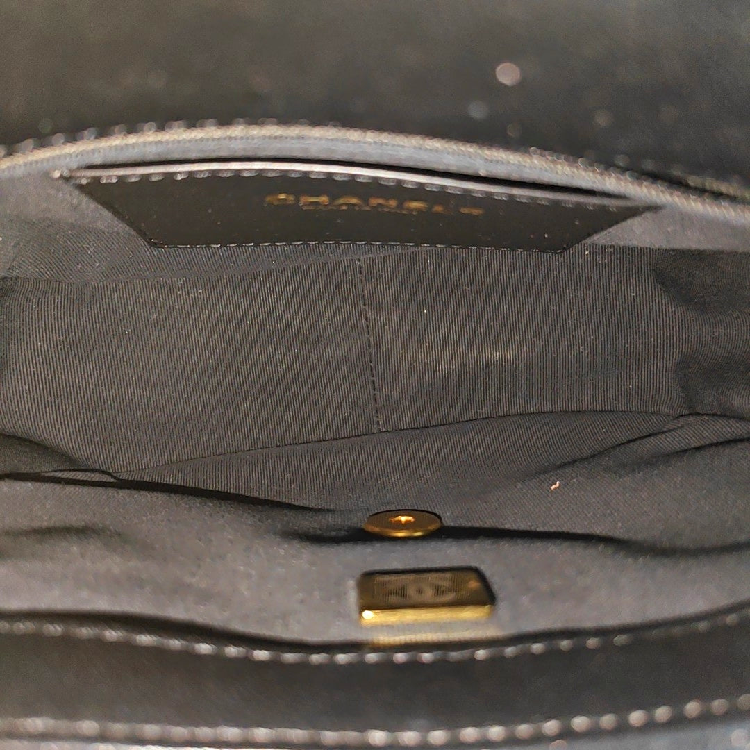 Lambskin Shoulder Bag Black