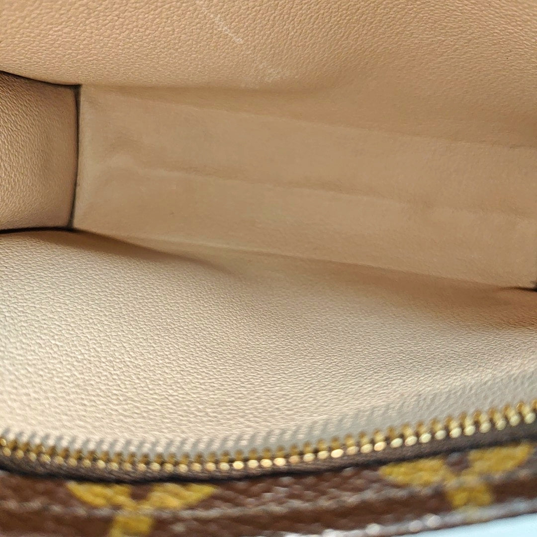 TOILET POCKET 19 Monogram Coated Canvas Brown