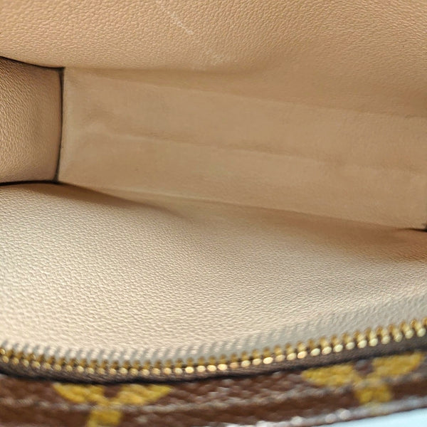 TOILET POCKET 19 Monogram Coated Canvas Brown
