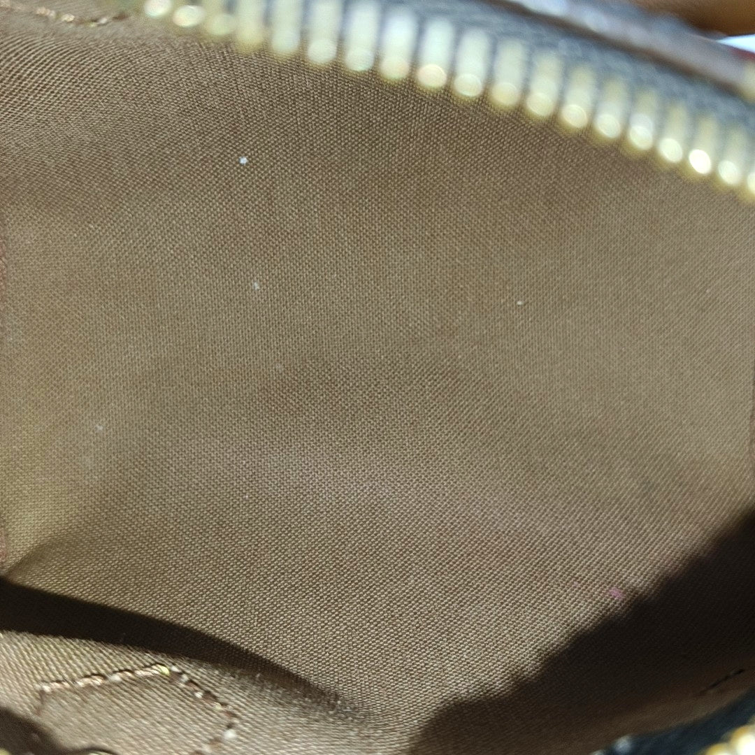 SPEEDY Nano Monogram Coated Canvas Brown