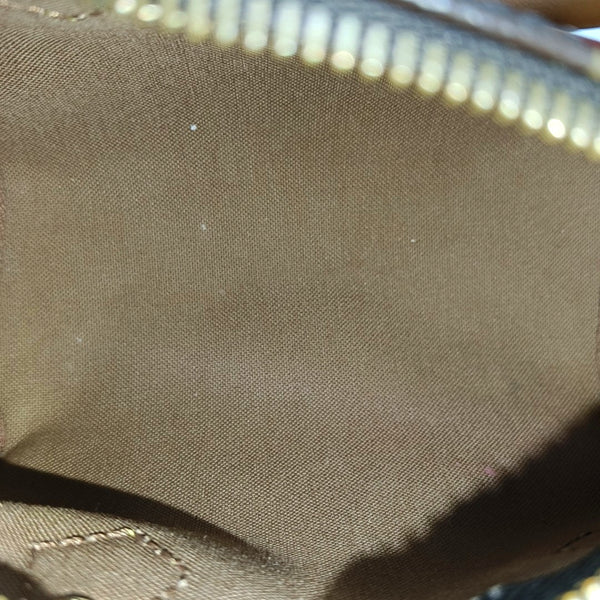 SPEEDY Nano Monogram Coated Canvas Brown