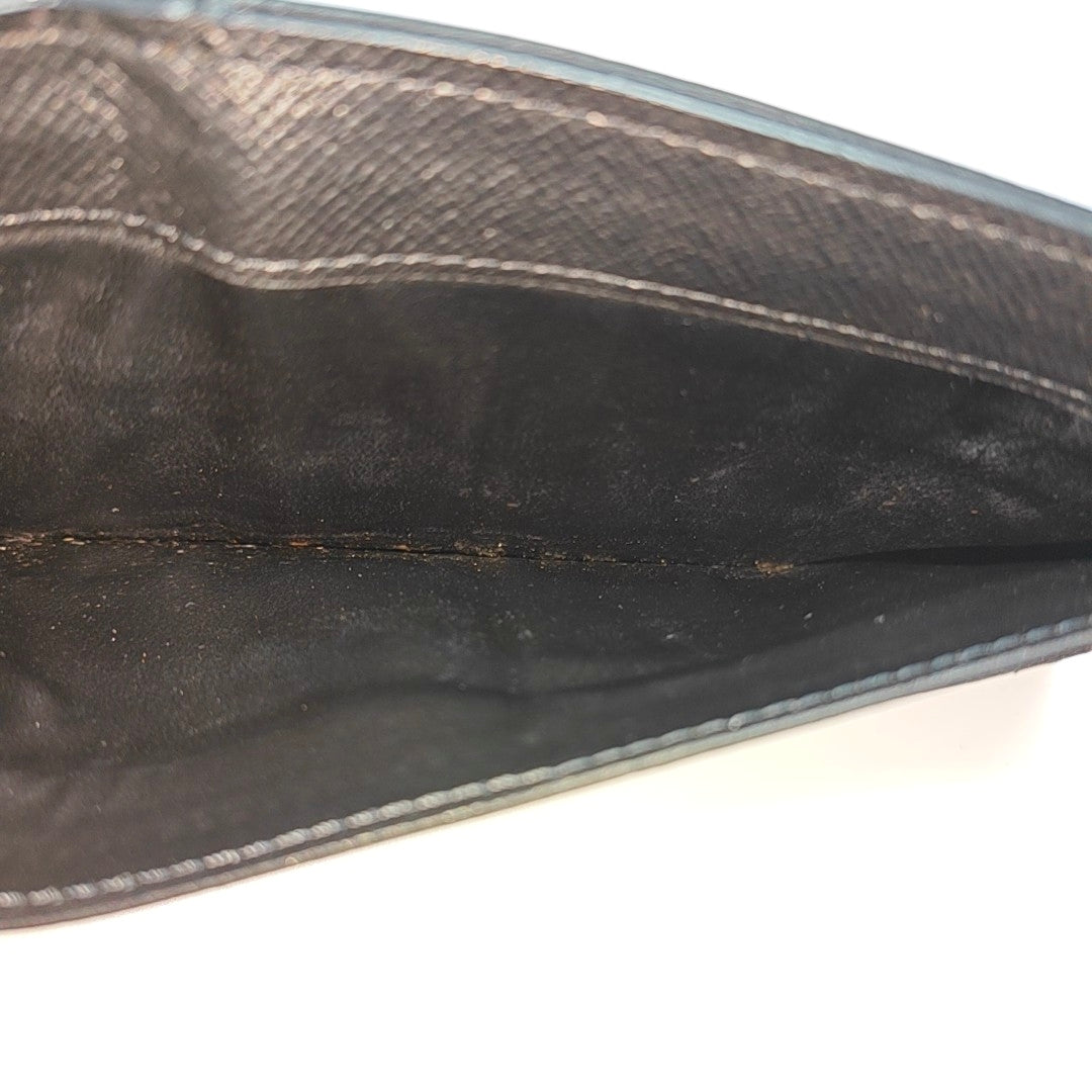 DAMIER EBENE MM Damier Graphite Coated Canvas Gray Wallet