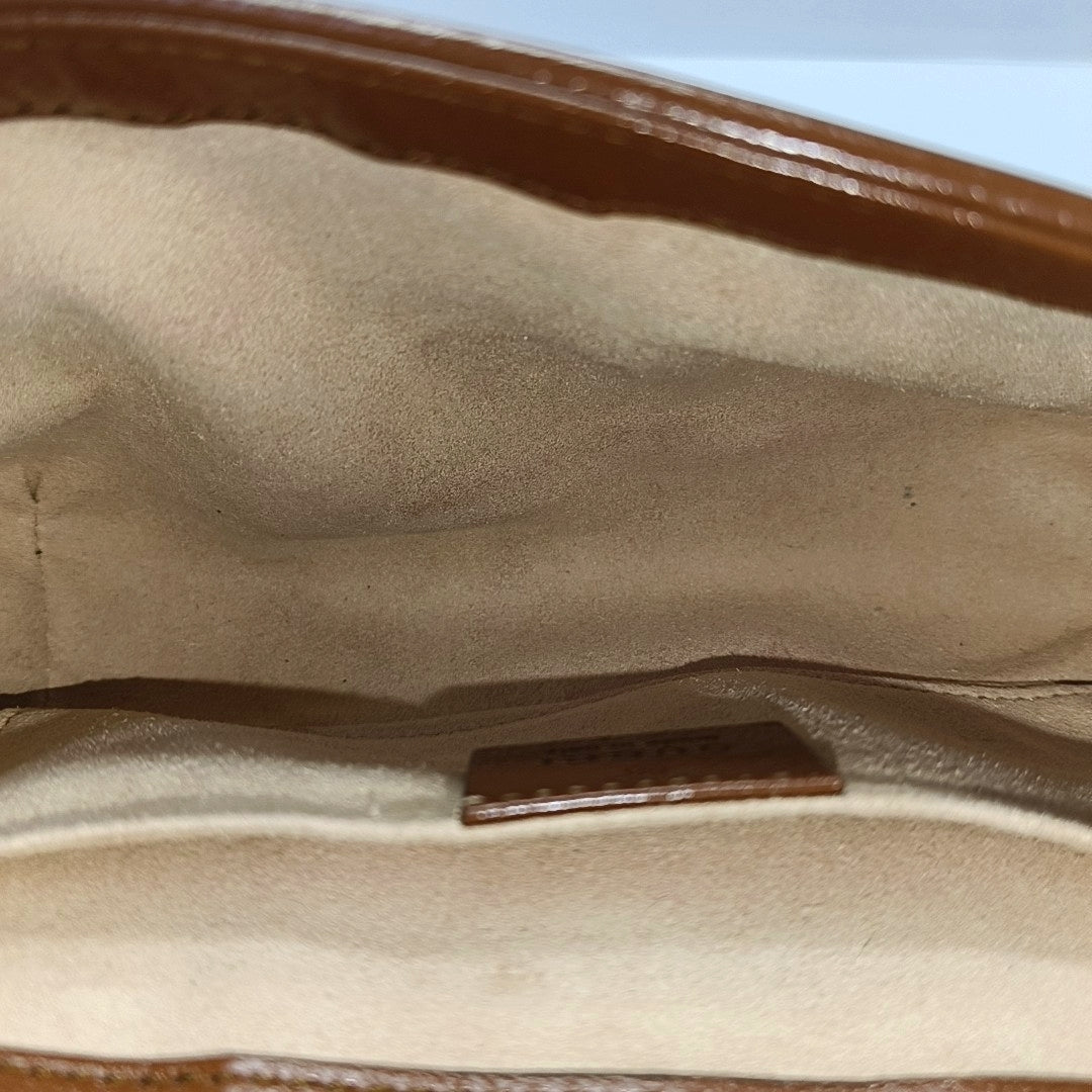 GG Marmont Small Quilted Calfskin Brown