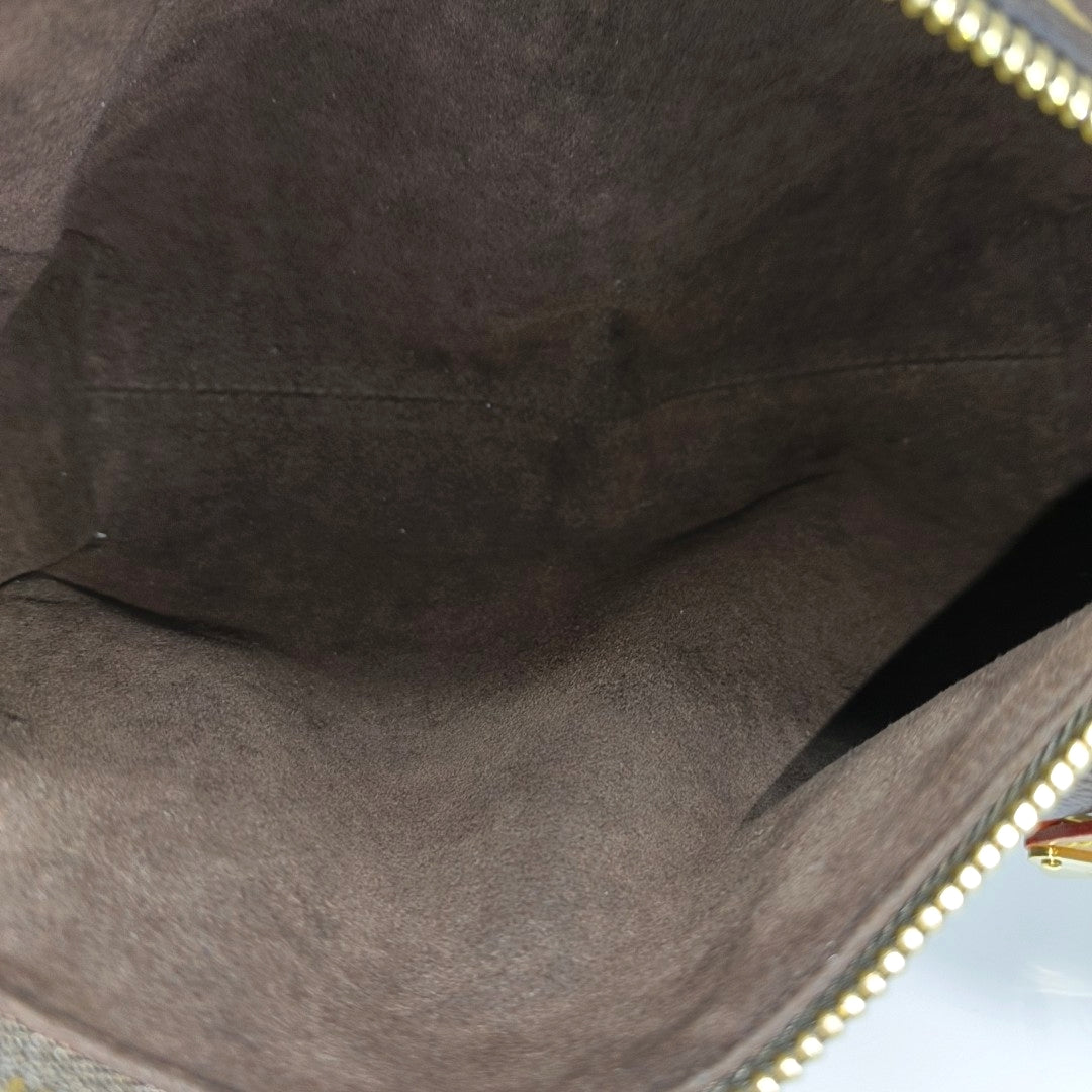 SIDE TRUNK MM Monogram Coated Canvas Brown