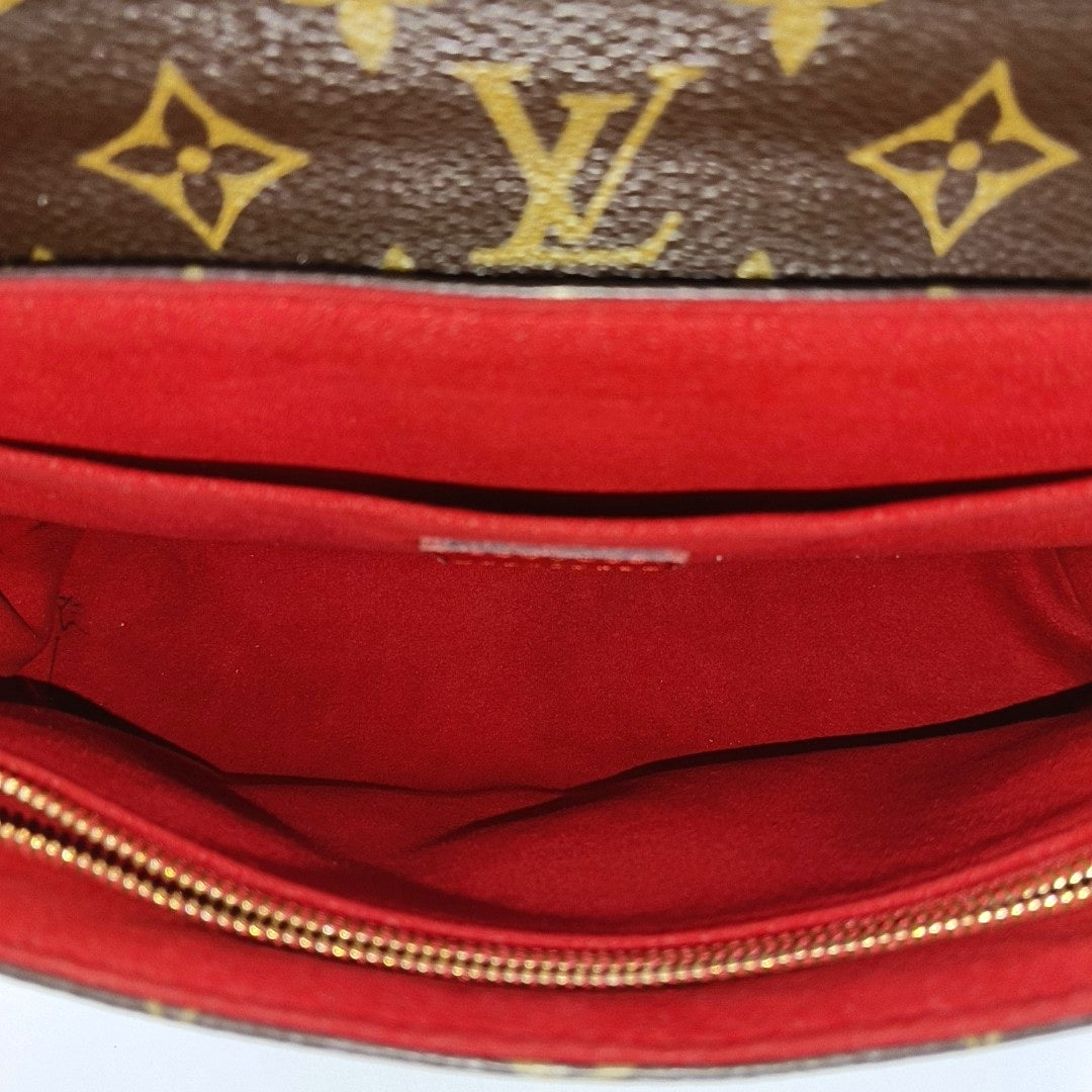 SAINT PLACIDE Monogram Coated Canvas Brown