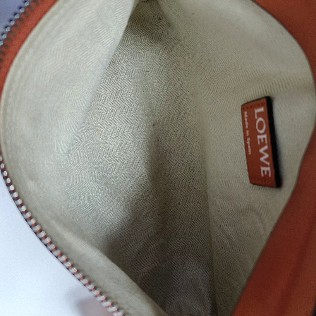 T Pouch Calfskin Orange
