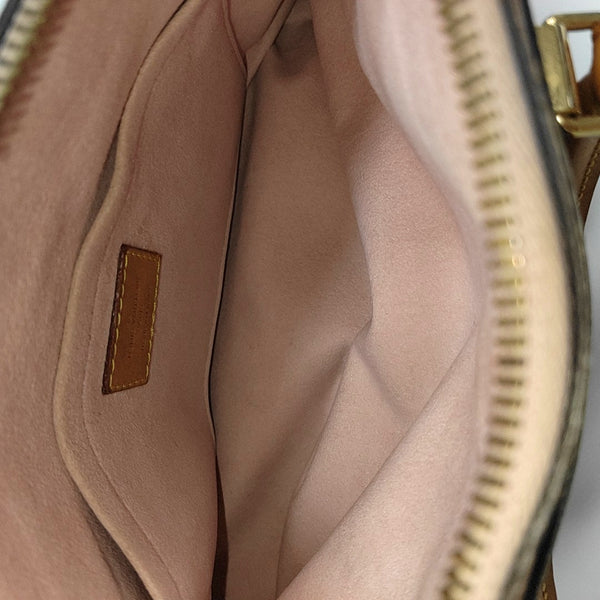 PALLAS BB Monogram Coated Canvas Brown