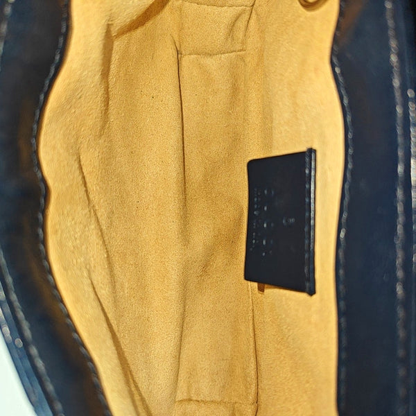 GG Marmont Super Mini Quilted Calfskin Blue