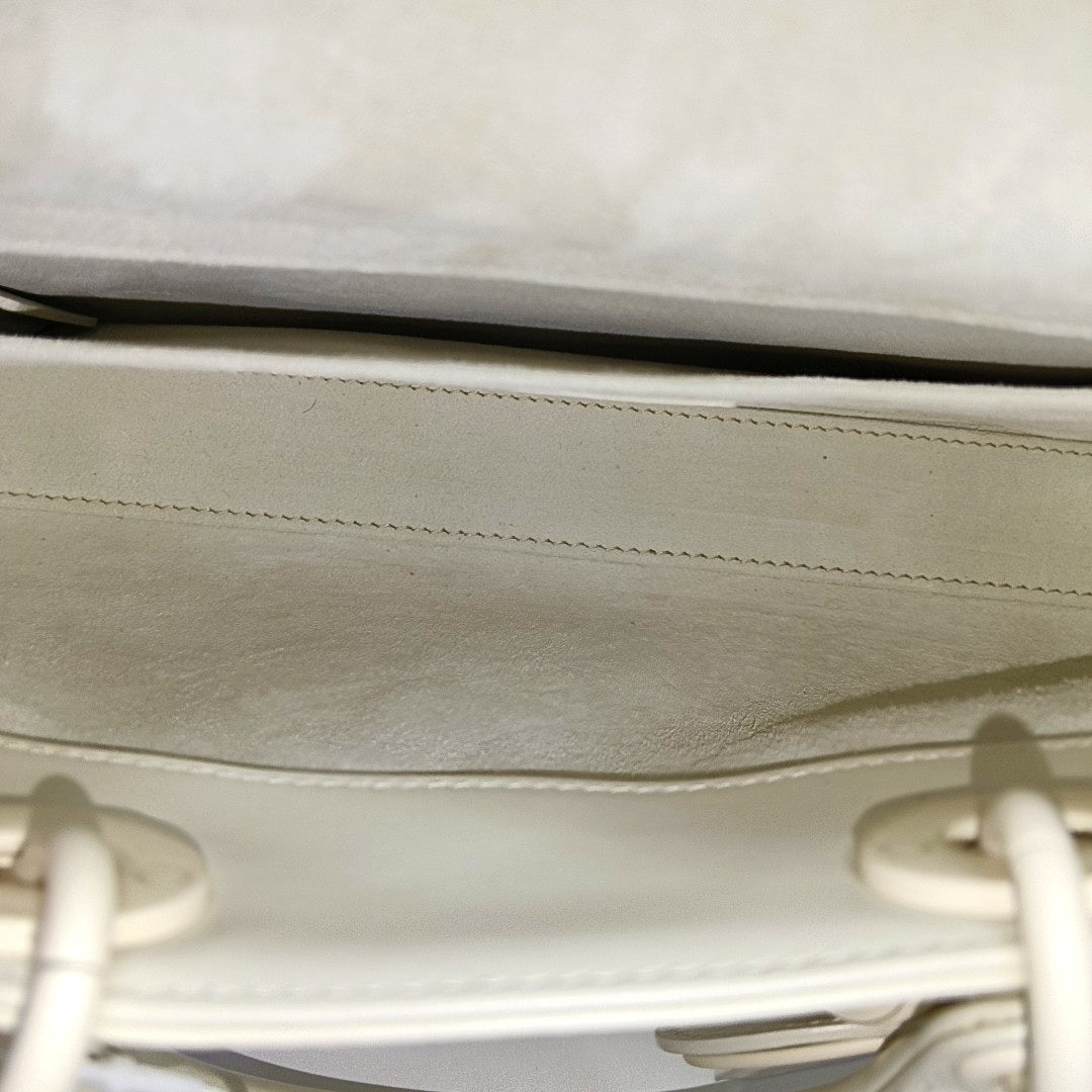 Lady D-Joy Medium Cannage Calfskin Beige