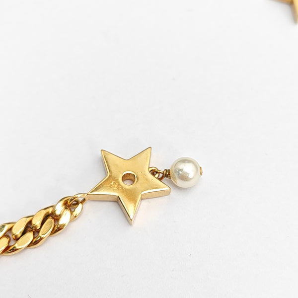 Metal Gold Stud Earrings