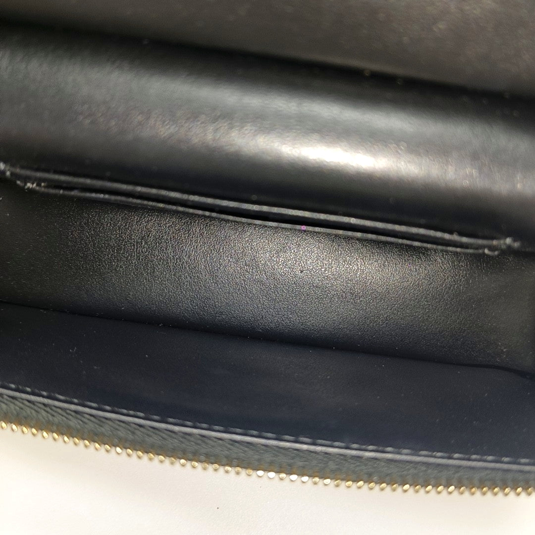 VANITY CASE Quilted Grained Calfskin Black