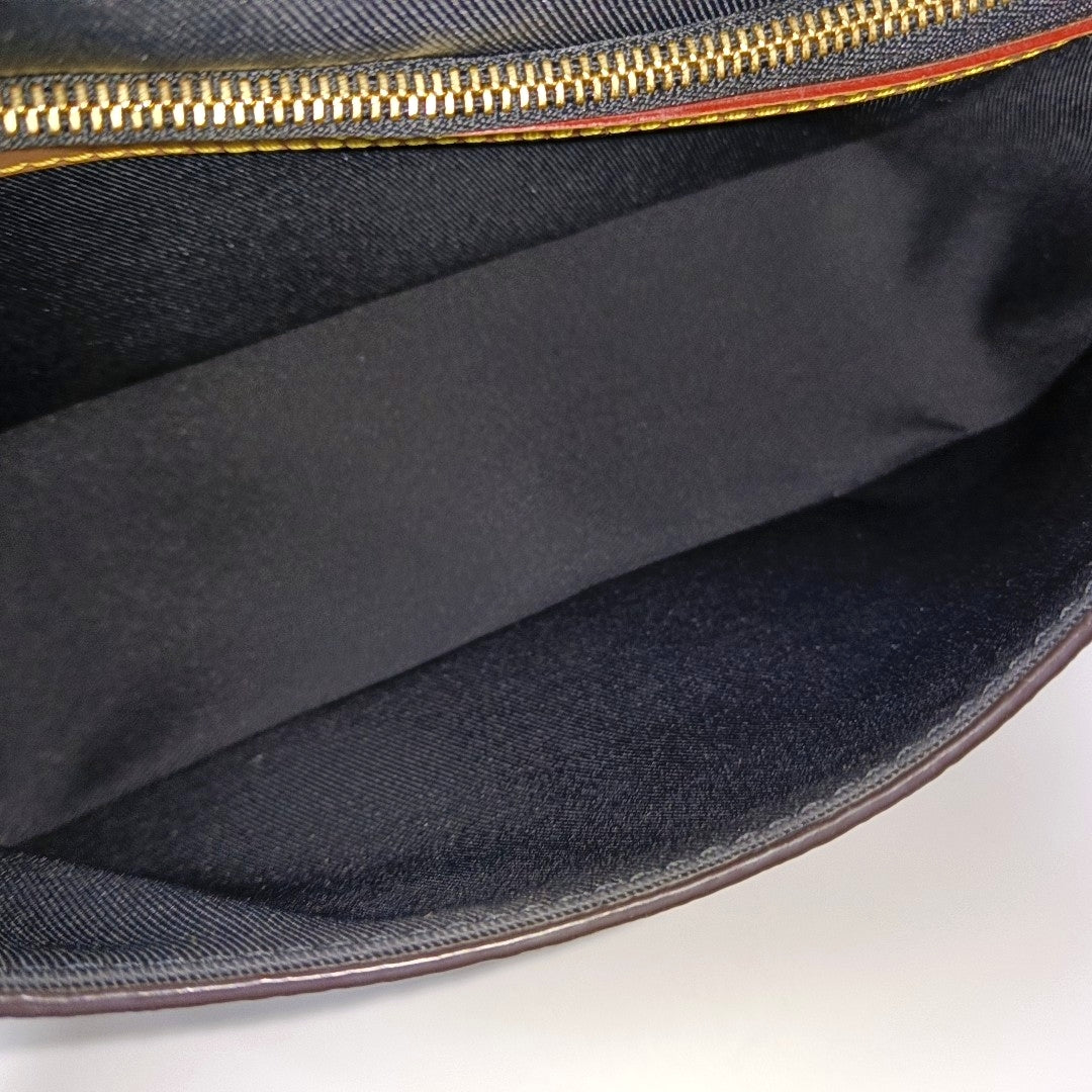 DIANE Monogram Coated Canvas Brown