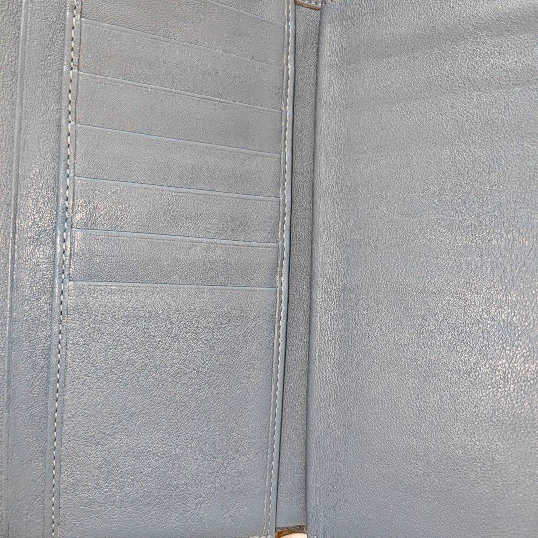 Calfskin Clutch Blue