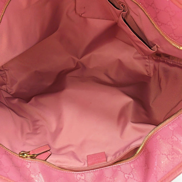 GG Imprime Monogram Coated Canvas Pink