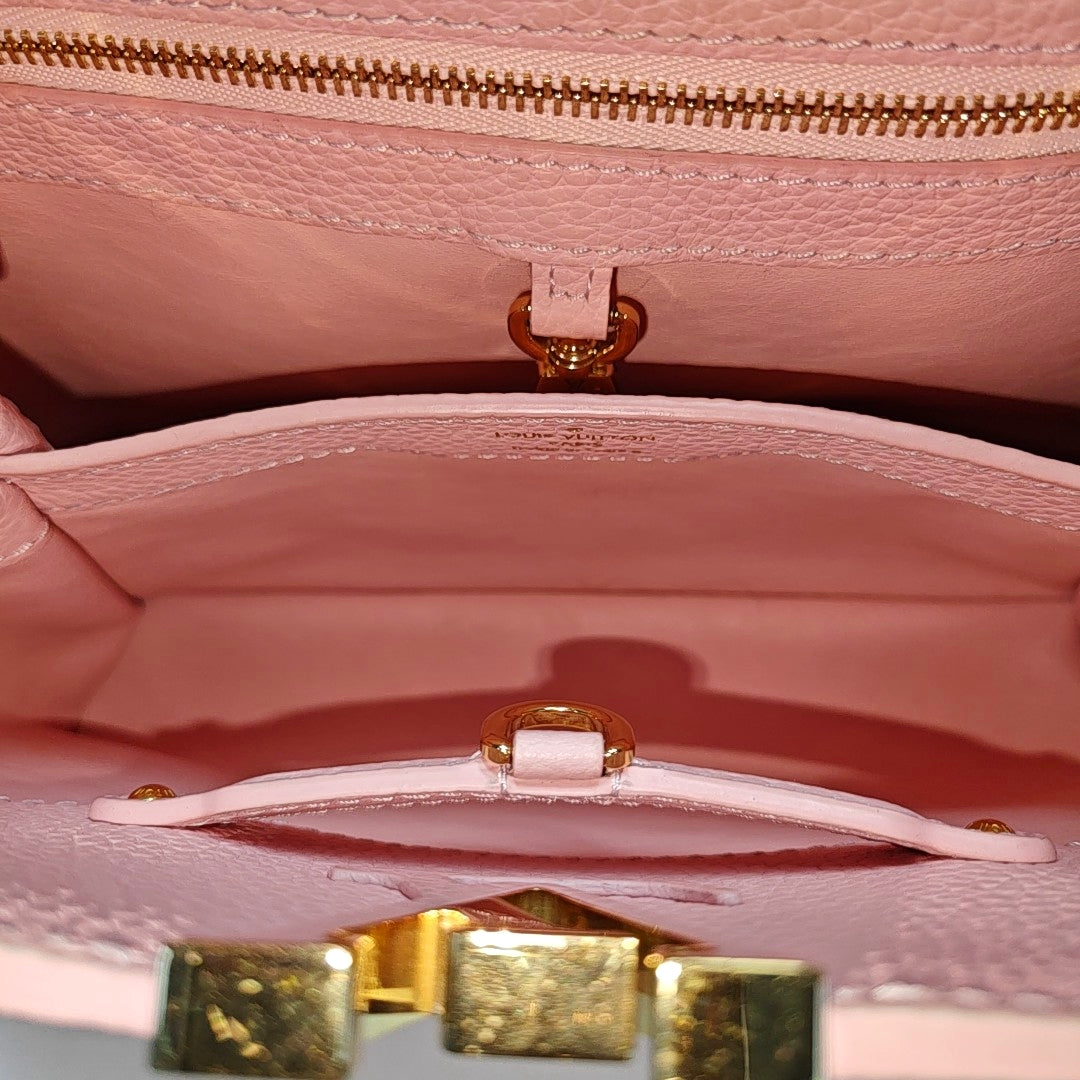 CAPUCINES BB Calfskin Pink