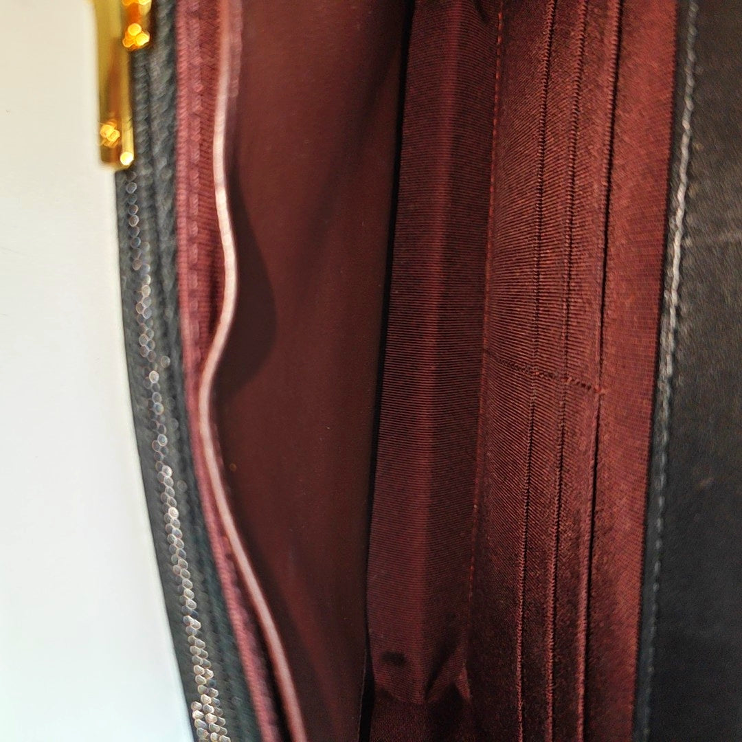 WOC Mini Lambskin Black