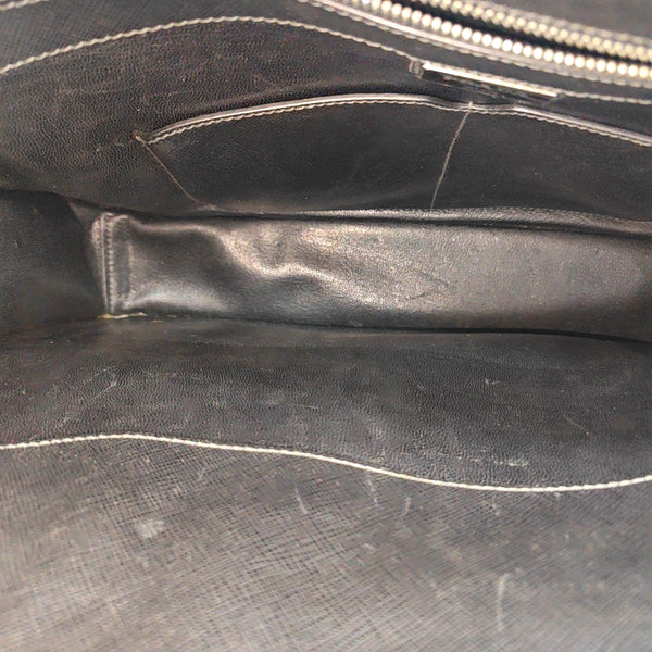 Saffiano Calfskin Tote Bag Black