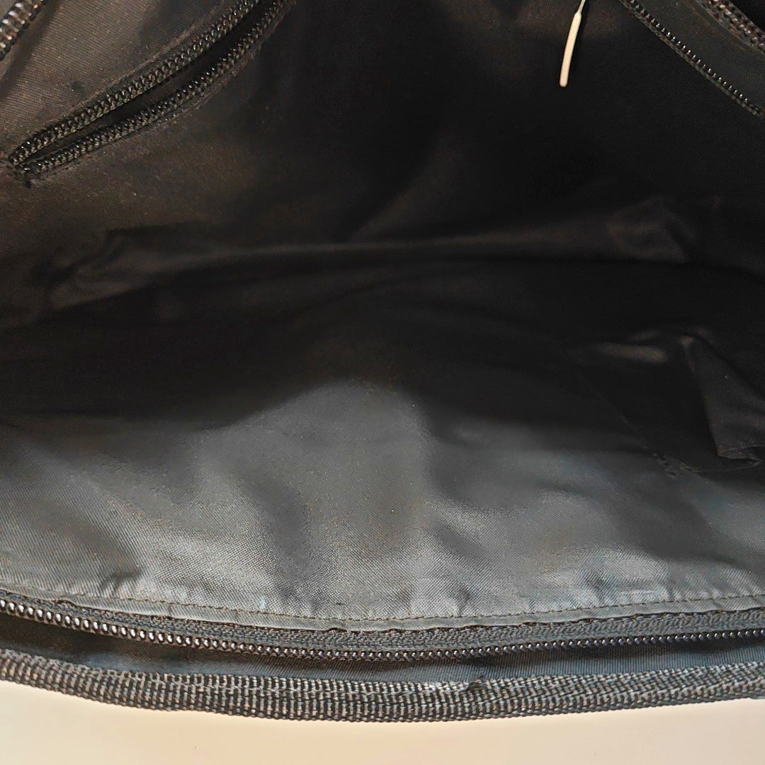 Nylon Shoulder Bag Black