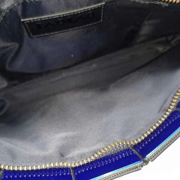 Special Material Shoulder Bag Blue