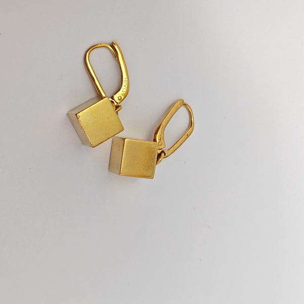 Metal Gold Stud Earrings