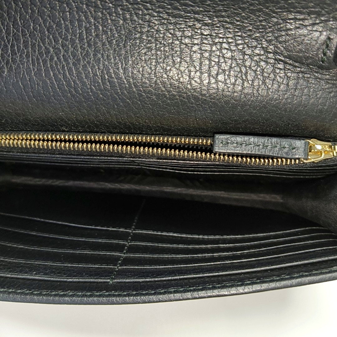 Interlocking G Small Calfskin Black