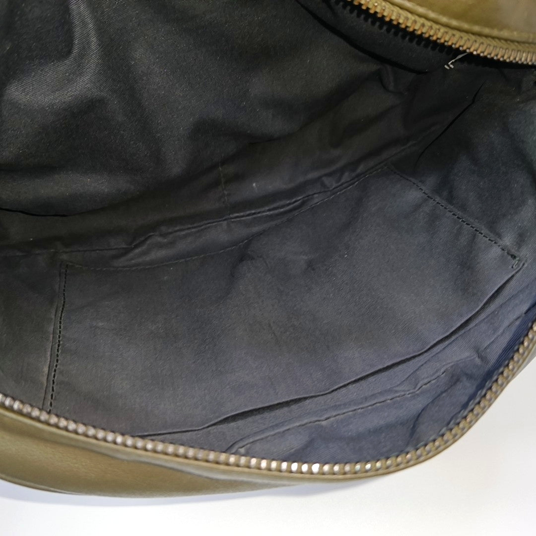 Lambskin Belt Bag Green