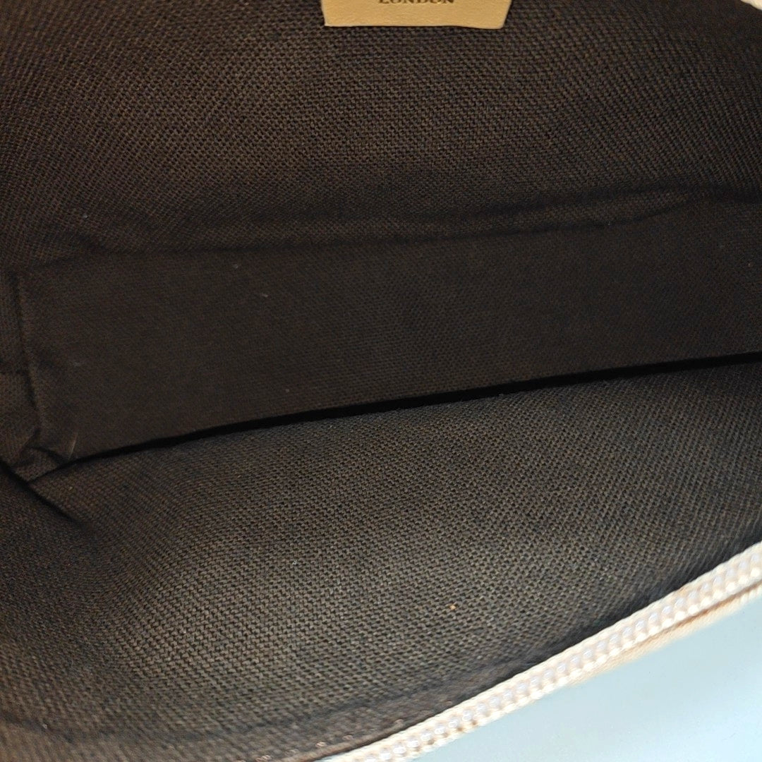 Canvas Top Handle Bag Beige