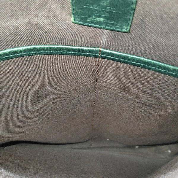Monogram Coated Canvas Shoulder Bag Brown
