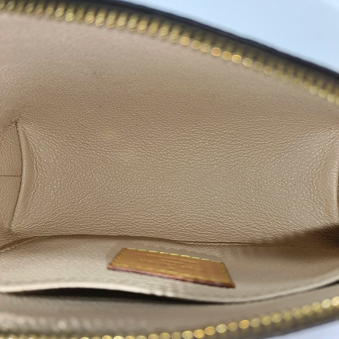 COSMETIC PM Monogram Coated Canvas Brown