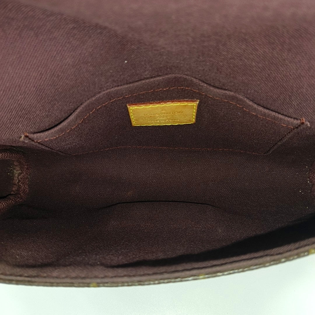 FAVORITE PM Monogram Coated Canvas Brown
