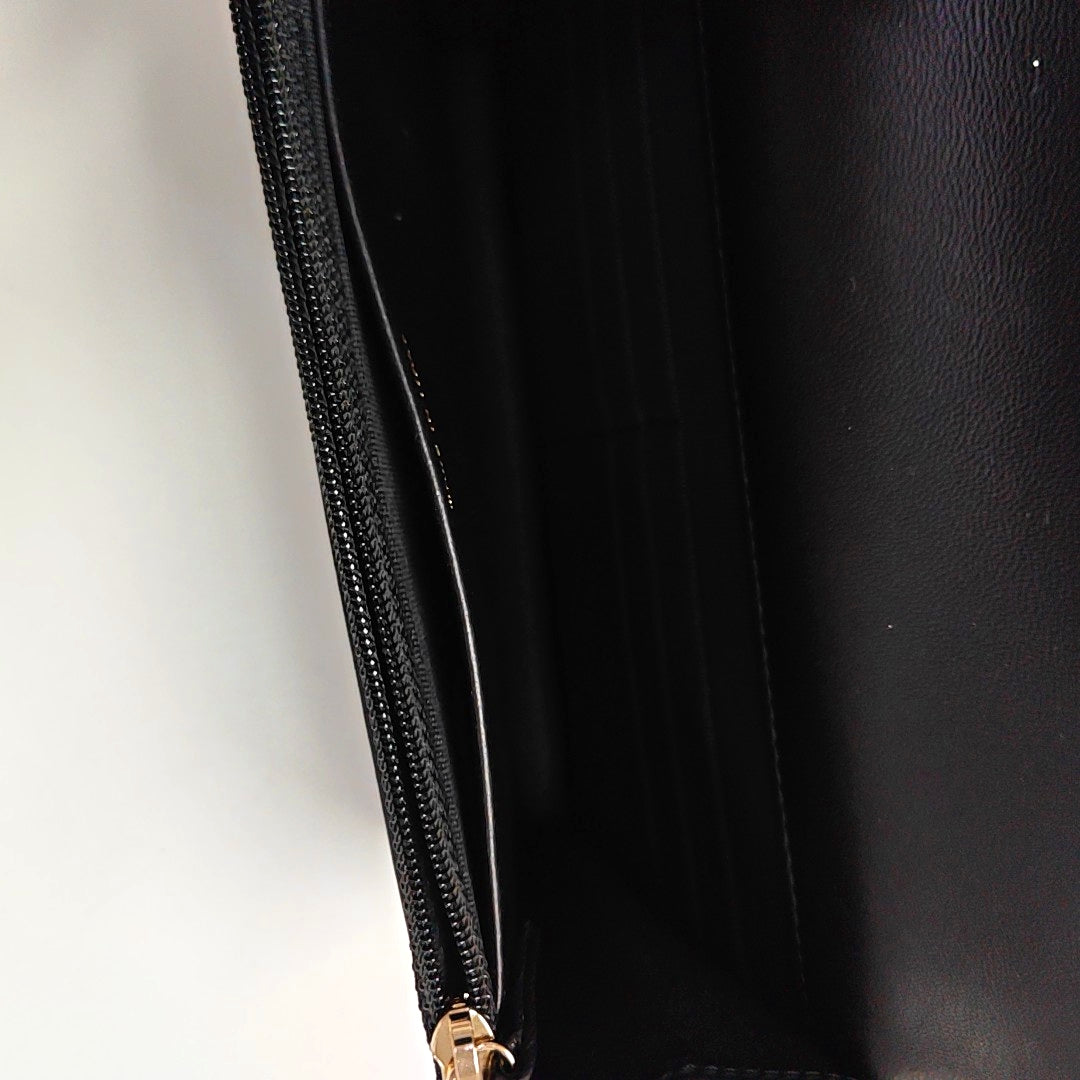 WOC Quilted Lambskin Black