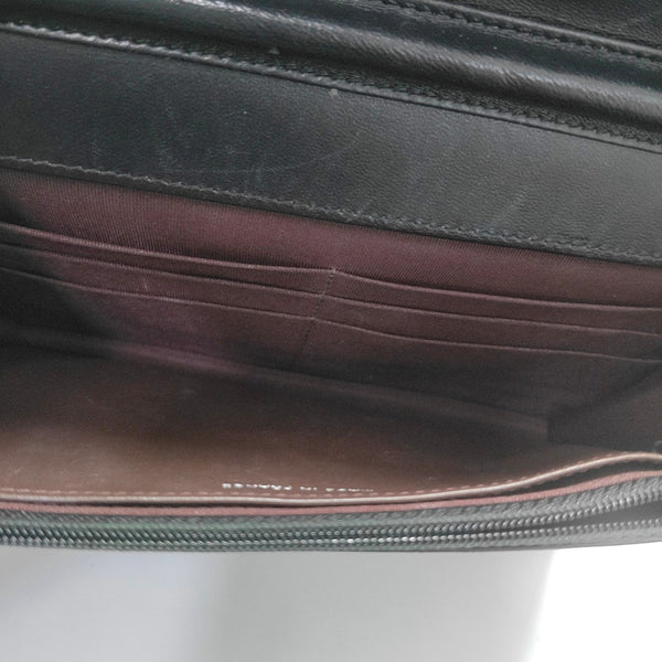 WOC Quilted Lambskin Black