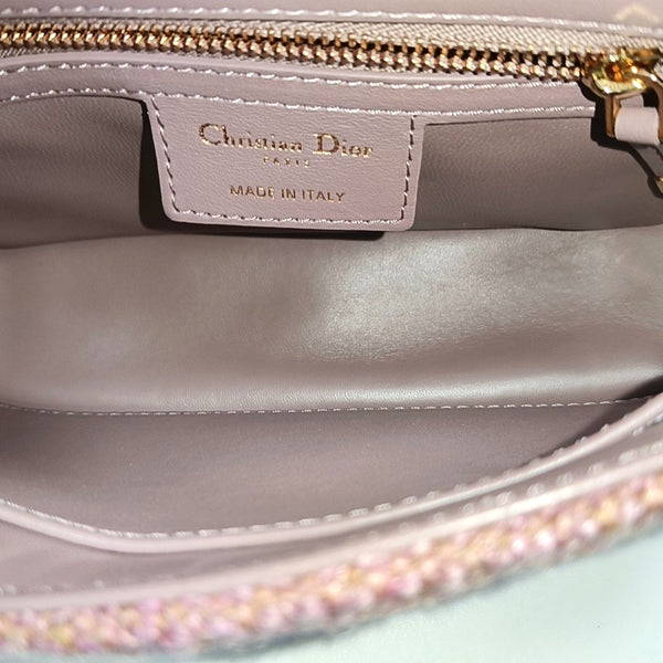Dior Caro Small Fabric Pink